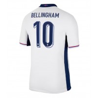 Camisa de Futebol Inglaterra Jude Bellingham #10 Equipamento Principal Europeu 2024 Manga Curta